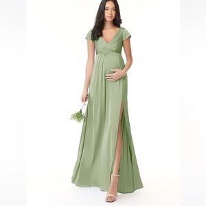 Azazie maternity bridesmaid dress
